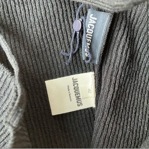 NEW Jacquemus Soleil crop top black 42 / 10 - Picture 5 of 6